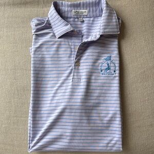 Peter Millar Summer Comfort Polo | Large | Turks & Caicos Golf Club